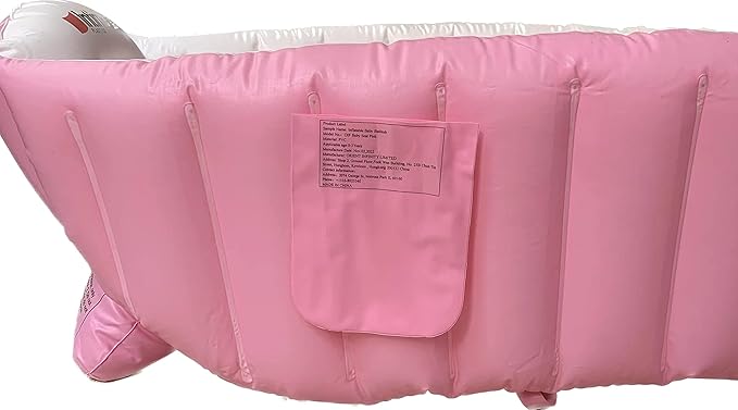 Inflatable Baby Bathtub,OIF Portable Kid Infant Toddler Thick Soft Cushion Air Swimming Pool Central Seat