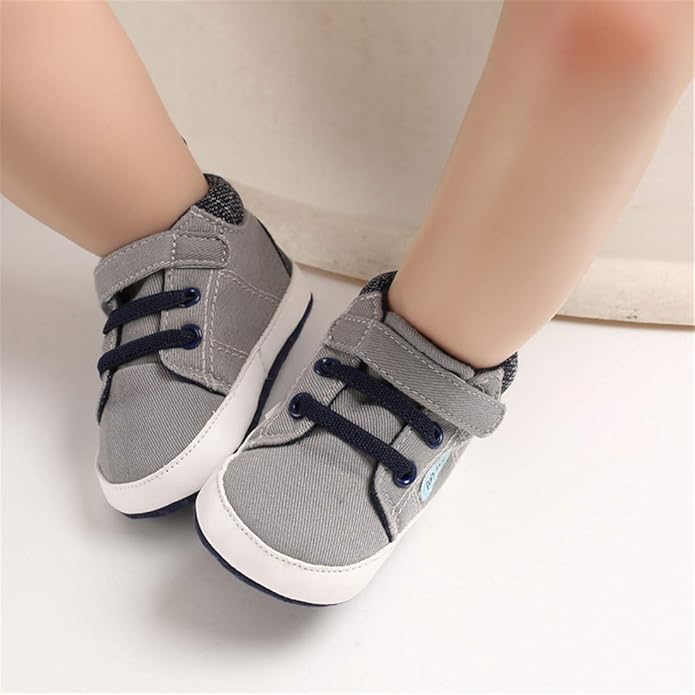 CENCIRILY Baby Boys Girls High Top Sneakers Soft Soles Anti Skid Infant Ankle Shoes Toddler Prewalker First Walking Crib Shoes