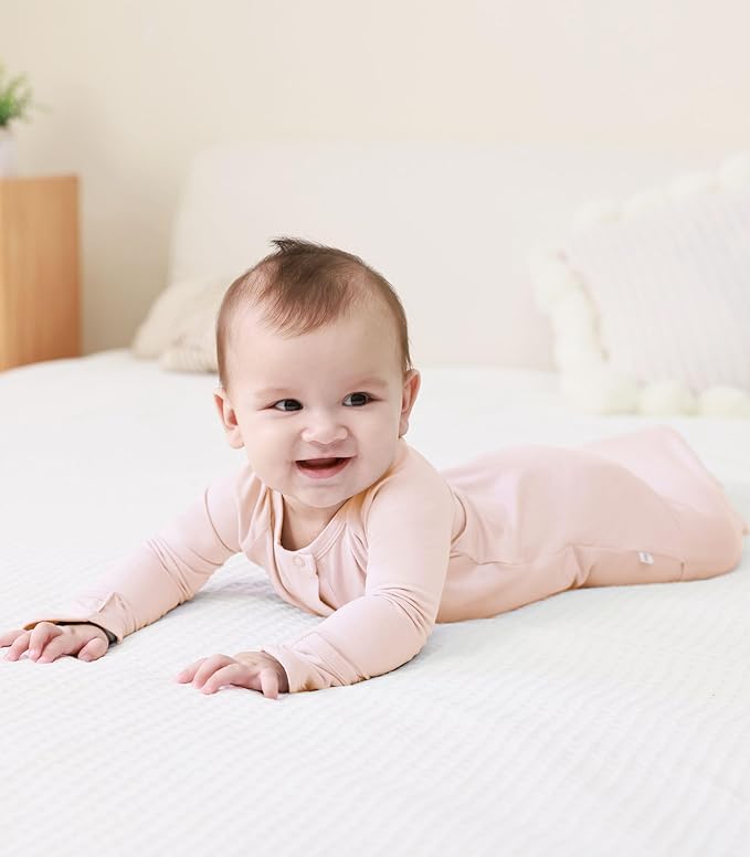 Baby Nightgowns Sleeper Gown Newborn Long Sleeve Pajama Gowns Unisex Viscose from Bamboo Infant Sleepwear