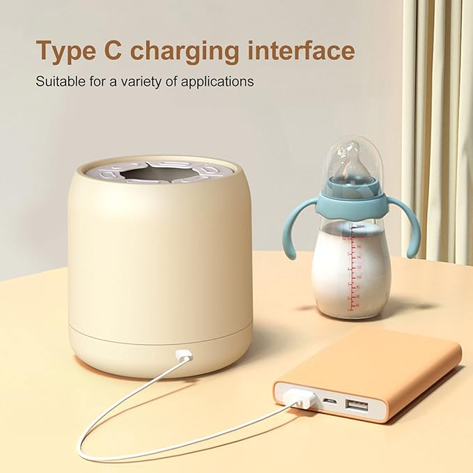 Automatic Baby Formula Mixer, Electric Milk Shaker Low Noise, USB Charging, 3 Mixing Modes for Infant Feeding to Avoid Lumpy Reduce Bubbles