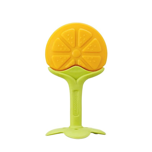 Innobaby Original Teethin Smart EZ Grip Fruit Teether and Sensory Toy for Babies and Toddlers in Citrus. BPA Free Teether