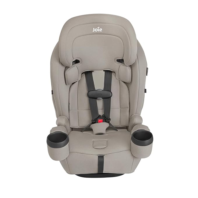 Joie Saffron SI 4-in-1 Car Seat – Car Seat for Infants to Toddlers to Big Kids - 4 Modes, 10-Position No-Rethread Headrest & Harness (Dove)
