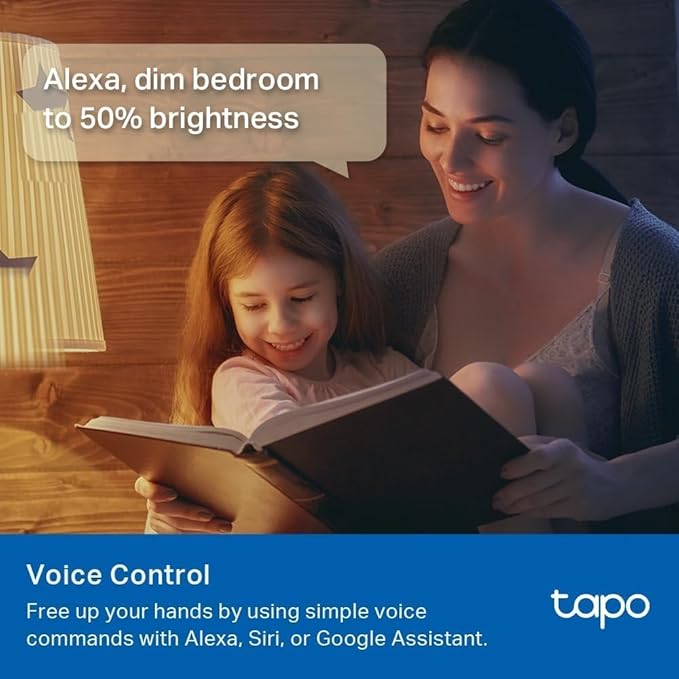 Tapo TP-Link Smart Light Bulbs, 1100 Lumens High Brightness (75W Equivalent), Matter-Certified, 16M Colors WiFi Light Bulb, Dimmable, Works w/Siri, Alexa & Google Home, A19 E26, L535E(4-Pack)