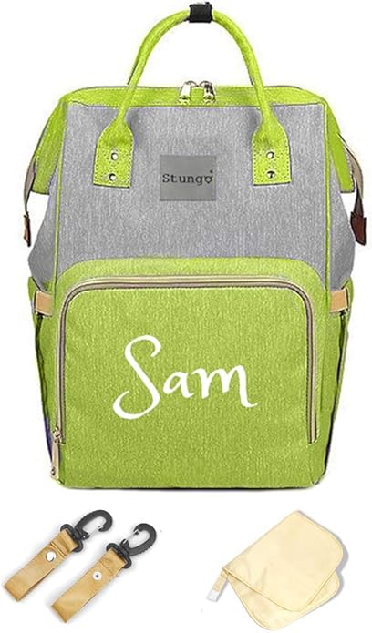 PERSONALIZED Large Diaper Bag Knapsack Custom Diaper bag Monogram Backpack
