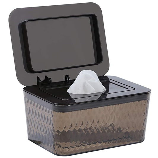 Wipes Dispenser Seal-Designed Wipe Dispenser Holder Wipes Case Box for Bathroom Keep Wipes Fresh, Dust-Proof & Non-Slip