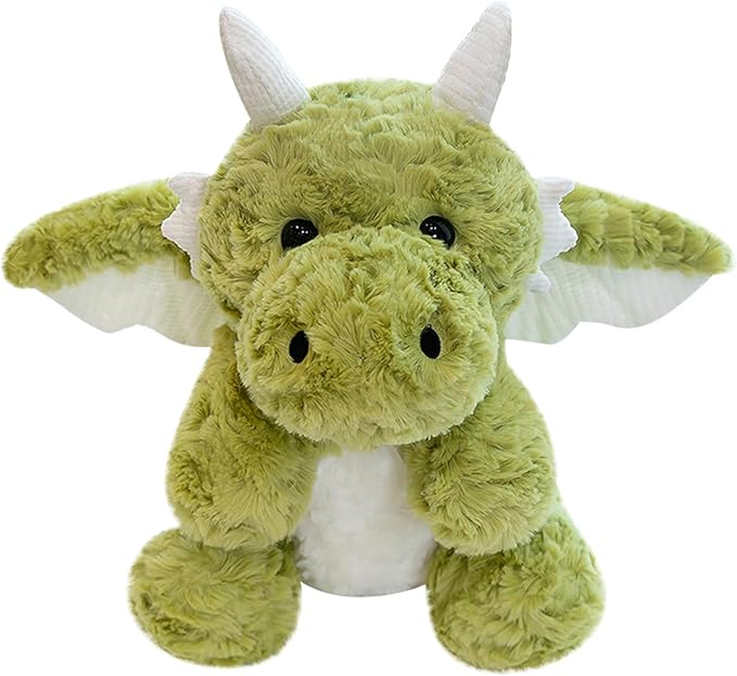 Little Flying Dragon - Cute Stuffed Animal Plush Toy - Adorable Soft Dragons Toy Plushies and Gifts - Perfect Present for Kids (Green,22.04in/56cm)