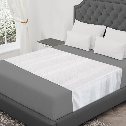 CoolShields Waterproof Bed Pads, 76" x 36" (Pack of 2) King Size Washable Reusable Mattress Protector Bedwetting Pad for Incontinence