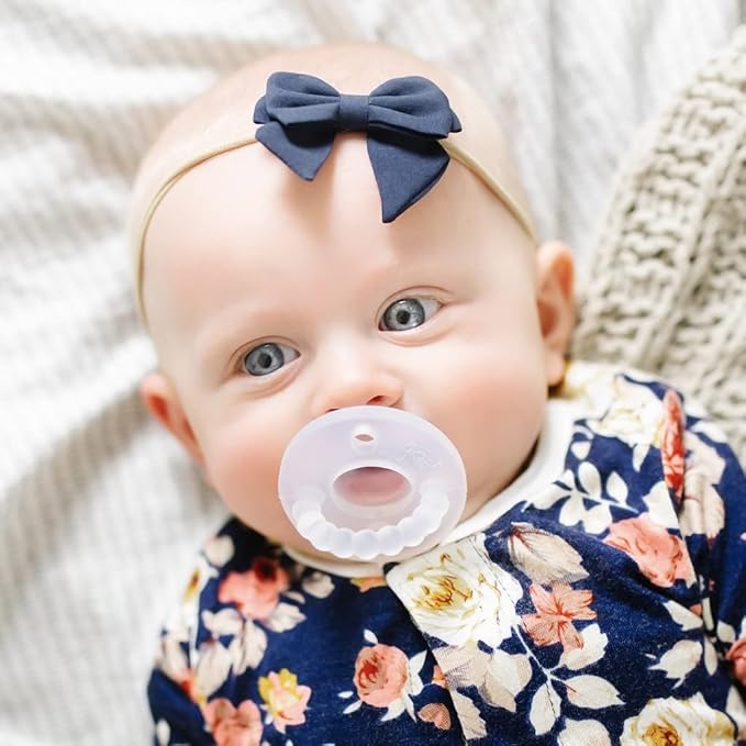 Ryan & Rose Cutie PAT Pacifier Teether (Flat, Clear)
