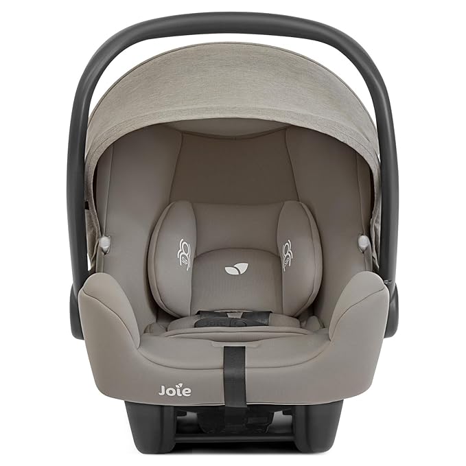 Joie, Kava and Rue Travel System - 3-in-1 Stroller, Lightweight Infant Car Seat & Anti-Rebound Base, All-Wheel Suspension, Reversible Seat (Dove)