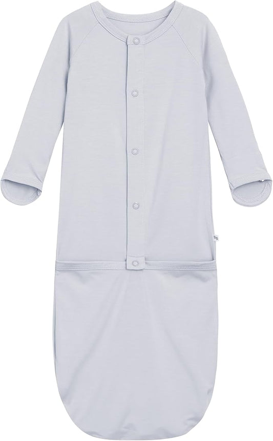 Baby Nightgowns Sleeper Gown Newborn Long Sleeve Pajama Gowns Unisex Viscose from Bamboo Infant Sleepwear