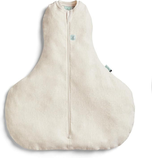 ergoPouch 0.2 TOG Hip Harness Cocoon Swaddle Bag, Breathable Baby Sleep Bag for Hip Health, Snug and Gentle (3-6 Months, Oatmeal Marle)