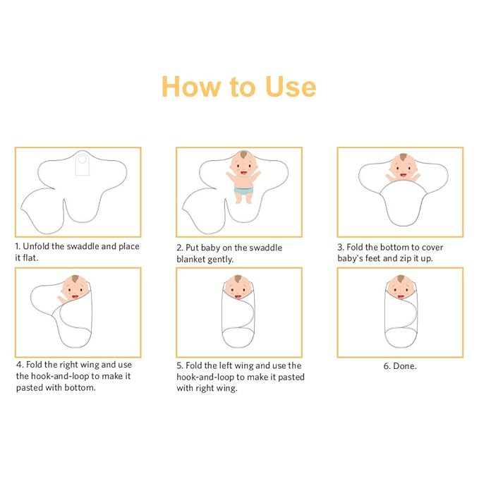 Organic Cotton Baby Swaddle Blankets, Unisex Baby Blanket Wrap for Newborn Baby Boys Girls, Skin Friendly Wearable Swaddling Sleep Sack Calms Startle Reflex (Planet, White, 3-6 Months)