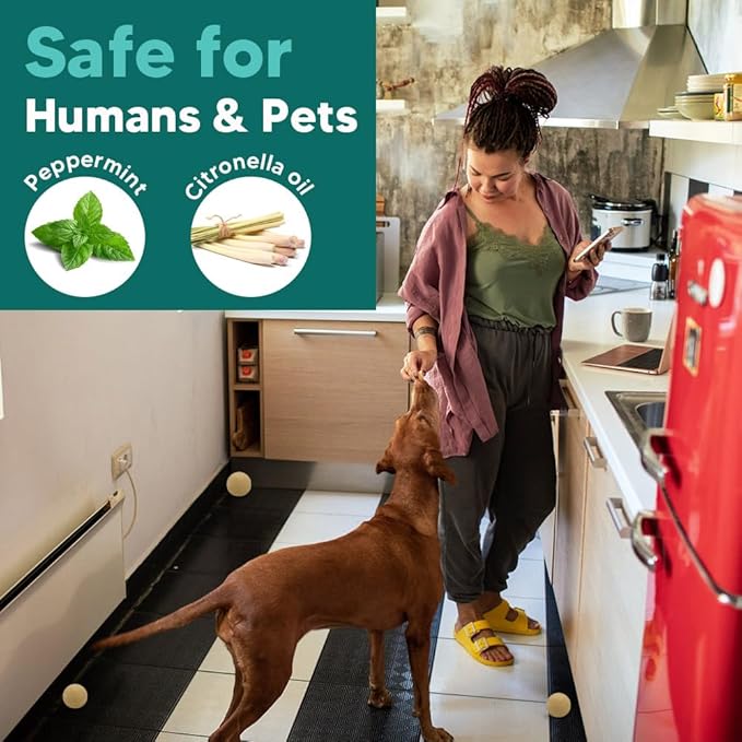 Mosquito Repellent Outdoor Patio, Mosquito Repellent Indoors, Mosquito Away Deterrent for Backyard, Camping, Travel, Outdoor 8-Packs