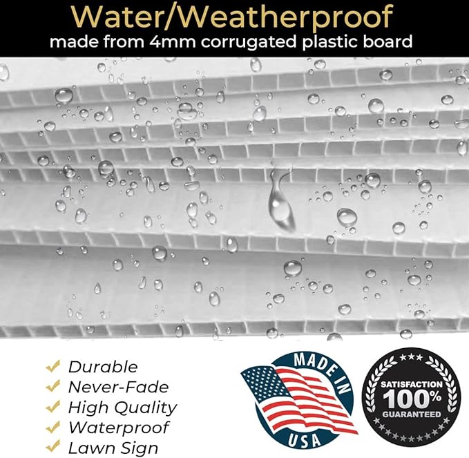 LJGL24 Pink Floral Welcome Poster, Baby Shower Sign with Twinkle Little Star, Outdoor Party Yard Sign