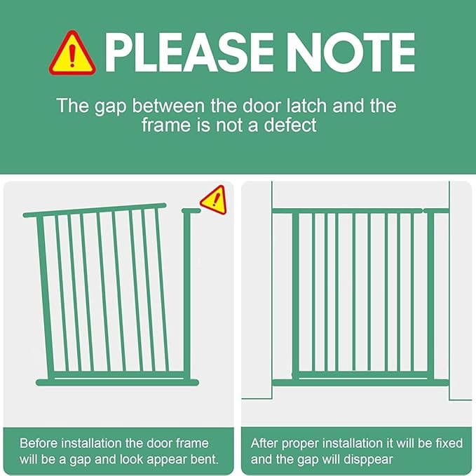 40.5" Tall Baby Gate 54.7-57.4" Wide No Drilling Tall Pet Gate Cat Gate Extra Wide Baby Gate Safety,Extra Narrow Auto-Close for Indoor Stairs, Doorways, and Kitchen