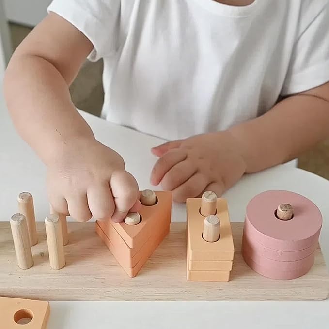 Premium Baby Toys for 6-18 Months, 8 in 1 Montessori Toys Set, Educational Learning Toys for Toddlers 1-3 Years Old Trendy Babies Gifts for Boys & Girls