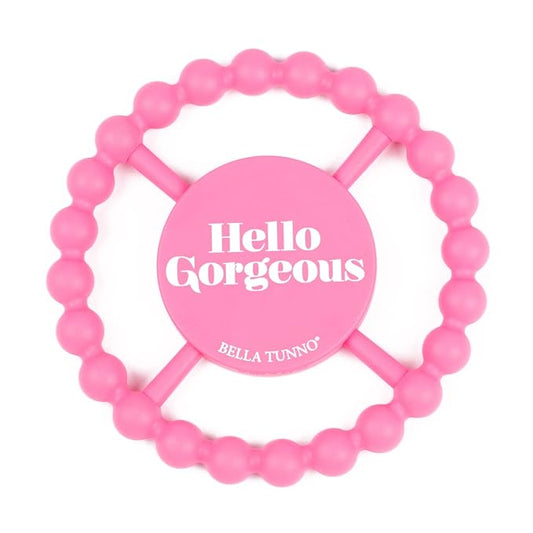 Baby Teether by Bella Tunno, Silicone Teethers for Babies 3-6 months, 6-12 months, Baby Toys, Pacifier, Teething Relief, Boys, Girls, Hello Gorgeous