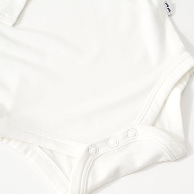 Little Sleepies Long Sleeve Bodysuit for Baby Girls & Boys, Soft Viscose from Bamboo One Piece, Tagless Baby Clothes w/Snaps