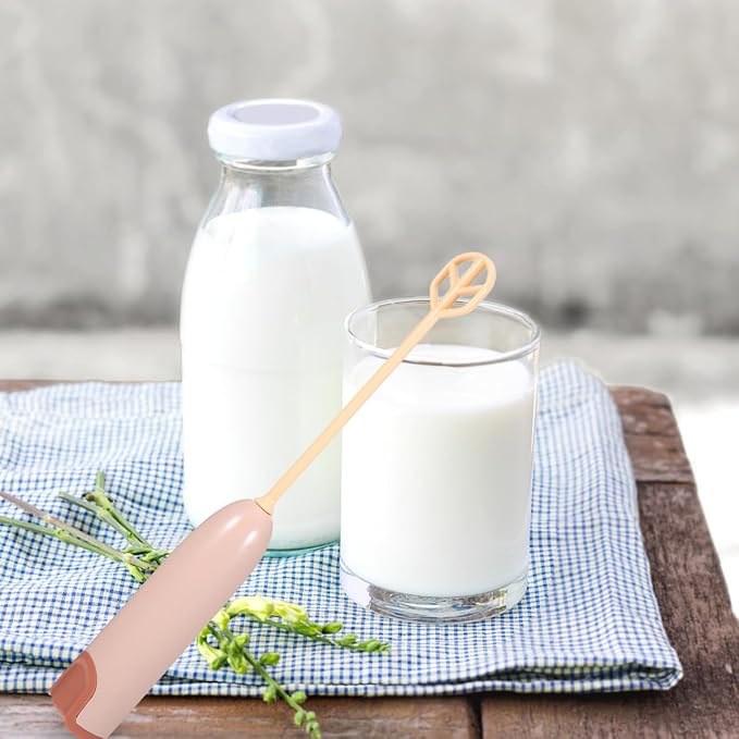MAGICLULU Handheld Electric Mixer Small Portable Drink Infant Milk Powder Mixer with 2 Stirring Sticks