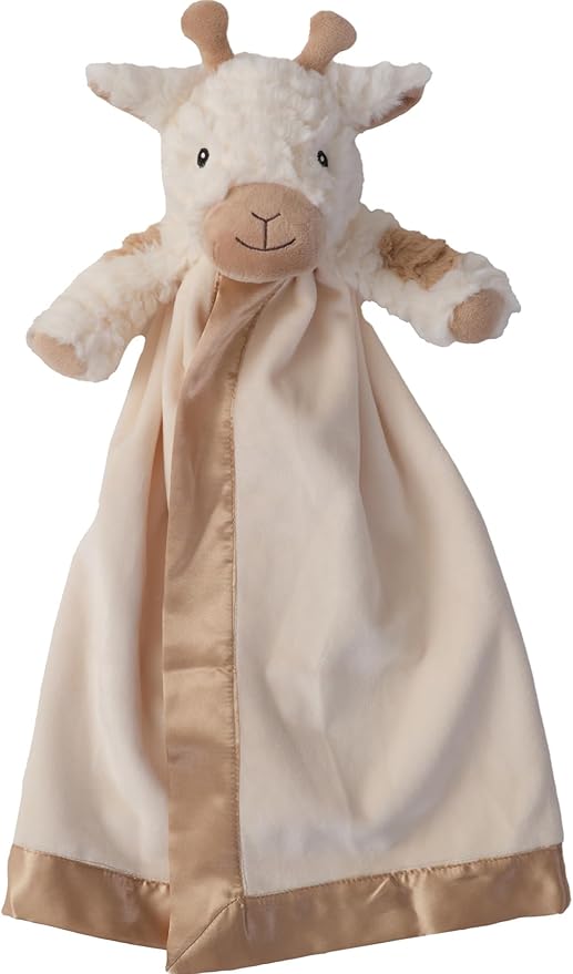 Bearington Collection Lil' Lofty 18 in Giraffe Loveys for Babies - Security Blanket for Babies - Lovies Security Blanket with Stuffed Animal - Giraffe Stuffed Animal