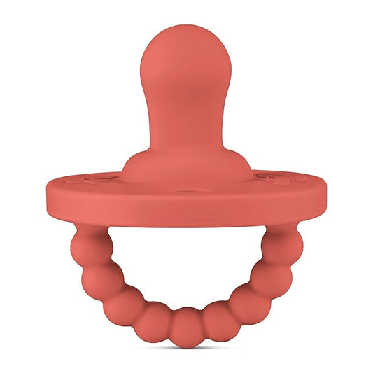 Ryan & Rose Cutie PAT Pacifier Teether (Flat, Red)