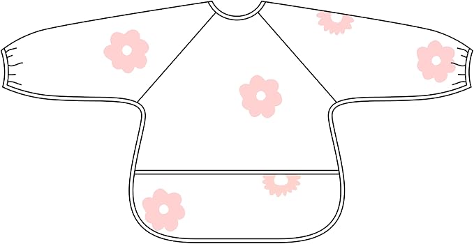 Ali+Oli Smock Bibs for Babies, BPA-Free Oeko-Tex Certified, Waterproof Baby Smock, Machine Washable, Toddlers Ages 6m+