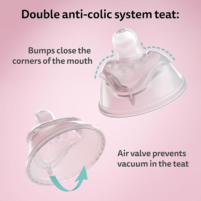 Batman DC Comics - Herobility Double Anti-Colic Baby Bottles – 12 fl oz/340ml – 3-Pack