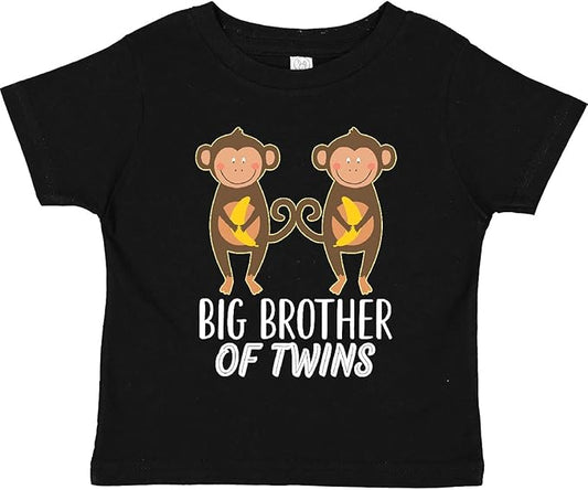 inktastic Brother of Twins Boys Gift Toddler T-Shirt