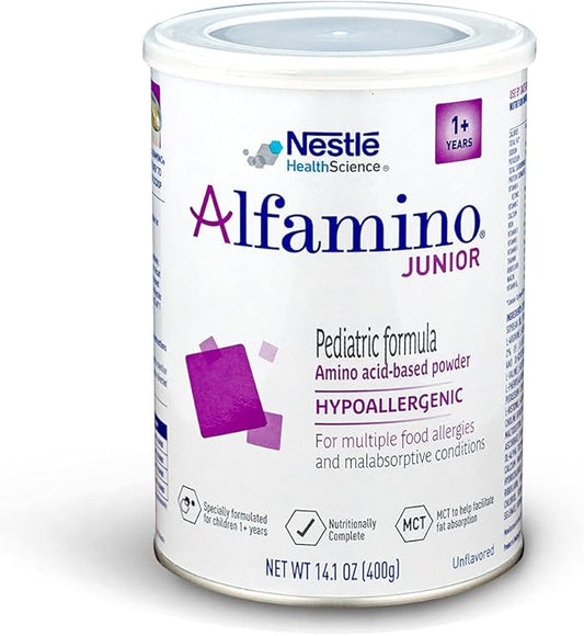 Junior Amino Acid Based Pediatric Formula, Unflavored, 14.1 Oz Canister (Packaging May Vary)