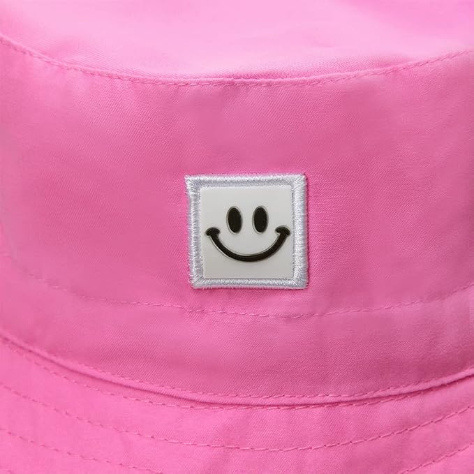 MaxNova Baby Sun Hat Smile Face UPF 50+ Toddler Bucket Hat for Boys Girls 0-7 Years