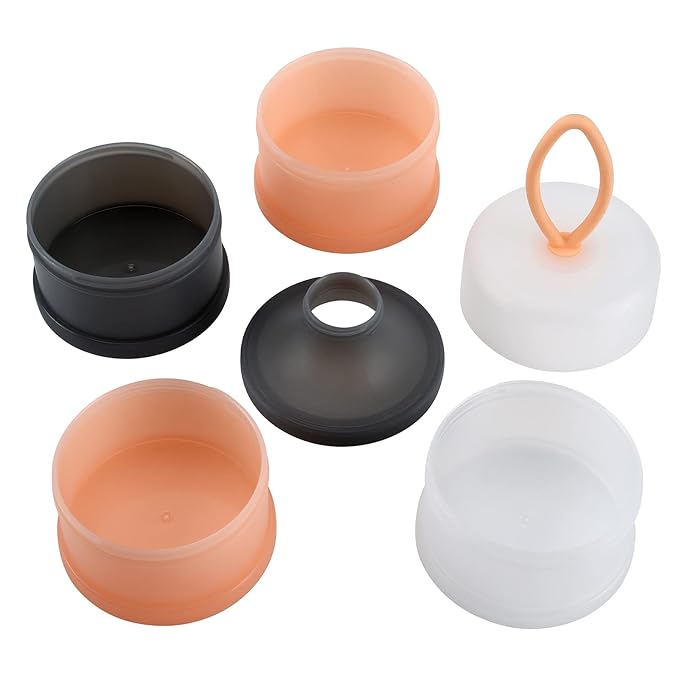 Accmor Baby Formula Dispenser On The Go, Stackable Formula Dispenser Formula Container to Go, Non-Spill Portable Milk Powder Kids Snack Storage Container, BPA Free