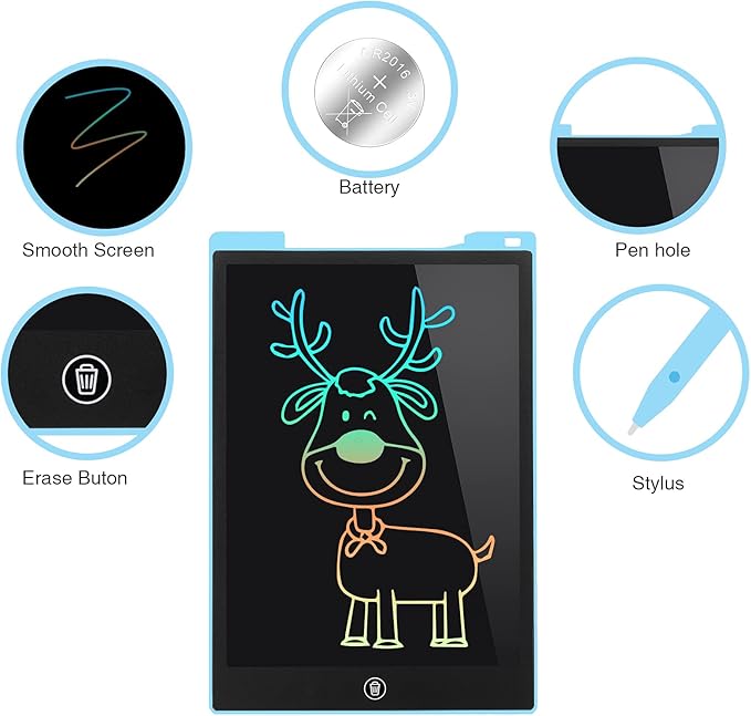 LCD Writing Tablet 12Inch Kids Toys Learning Drawing Board Birthday Gifts,Toys for 3-6 Years Old Boy Girl,LEYAOYAO Drawing Pad & Tablet Toddler Educational Doodle Pad Easter Gifts for Kids
