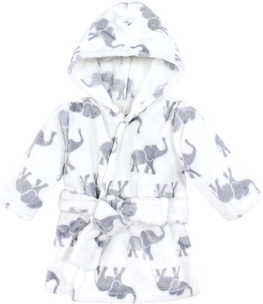 Hudson Baby Unisex Baby Plush Animal Face Bathrobe