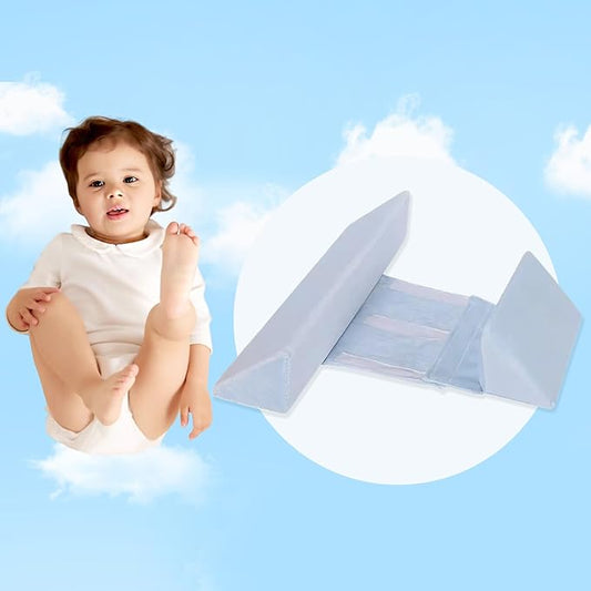 Baby Side Sleeper Weddge Breathable Pillow, Removable and Washable Breathable Bedding Set, Medium