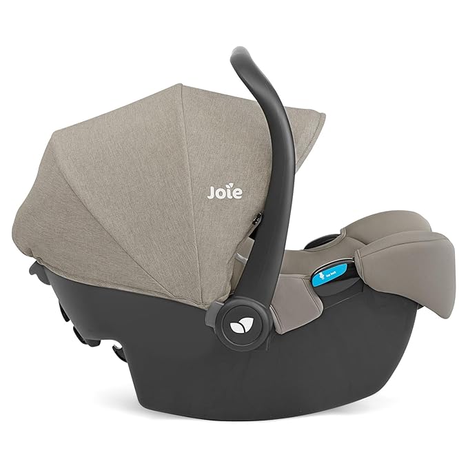Joie, Kava and Rue Travel System - 3-in-1 Stroller, Lightweight Infant Car Seat & Anti-Rebound Base, All-Wheel Suspension, Reversible Seat (Dove)