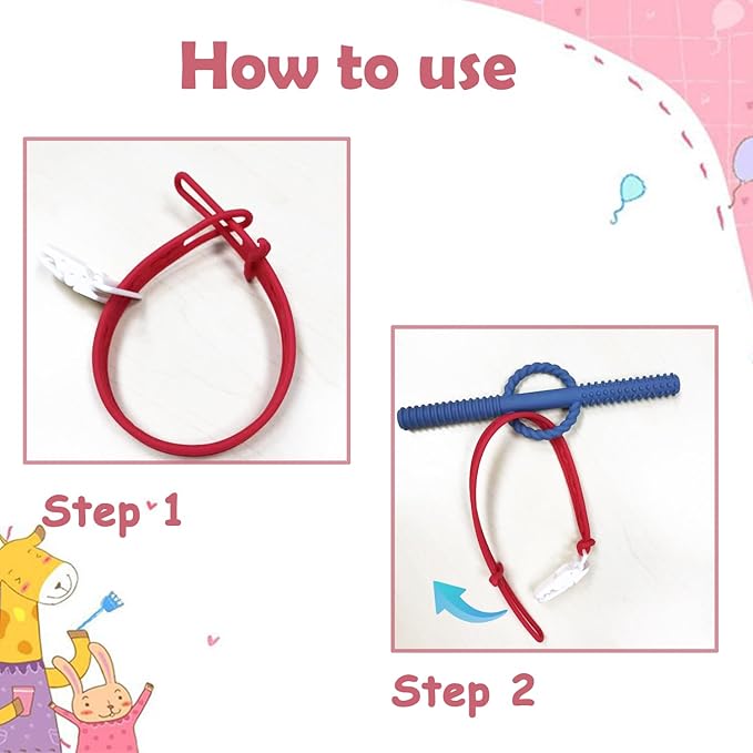 Baby Teething Toys, Food Grade Silicone Teethers for Babies 3 6 12 18 Months, Fake TV Remote Shape with Silicone Pacifier Clip Infant Chew Toys for Boys and Girls, Freezer BPA Free