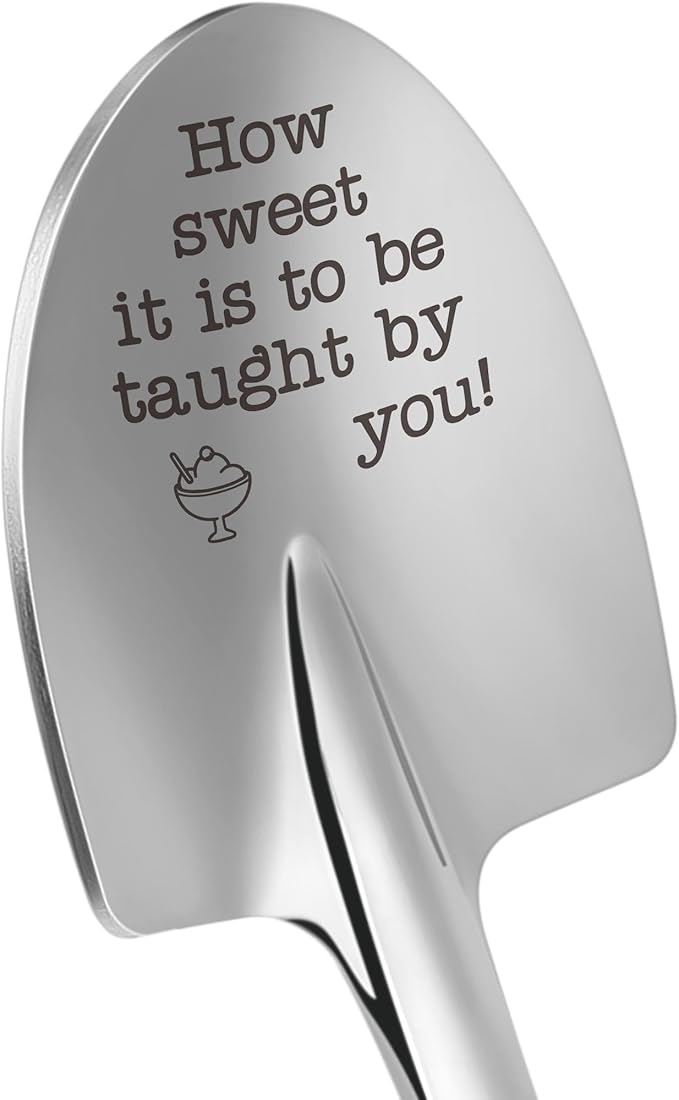 Funny Ice Cream Shovel Gifts for Teacher Appreciation Gift Women Thank You Teachers End of Year Presents Professor Instructor Mentor Retirement Birthday Thanksgiving