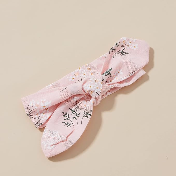 Baby Girls Floral Cotton Leotard Romper Newborn Daisy Playsuits Ruffled Sleeve Onesie Infant Jumpsuit Clothes Headband