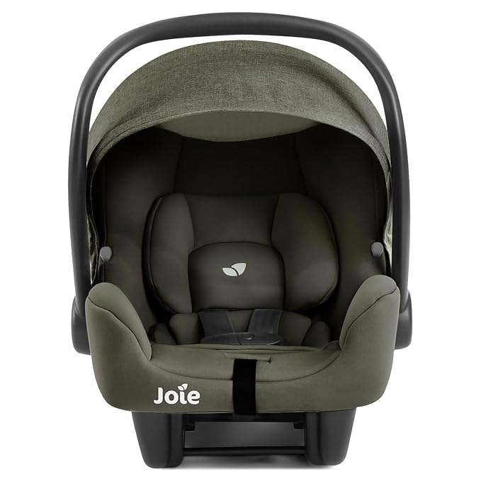 Joie Ginger LX Stroller and Rue Infant Car Seat Travel System with Anti-Rebound Base and All-Wheel Suspension (Evergreen)