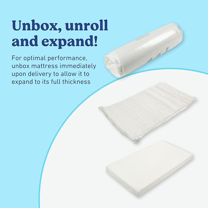 Graco Olivia Convertible Crib and Graco Premium Foam Crib & Toddler Bed Mattress Bundle (White) – GREENGUARD Gold Certified, Standard Crib Mattress, Baby Crib Converts to Toddler Bed & Daybed
