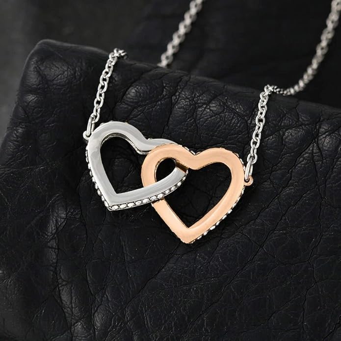To My Beautiful Daughter Necklace from Mom & Dad | Cubic Zirconia Pendant with Heartfelt Message Card & Gift Box | Daughter Birthday, Graduation, Christmas Jewelry Gift from Parents