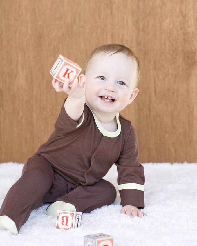 Babysoy Baby Snap Footie Sleeper