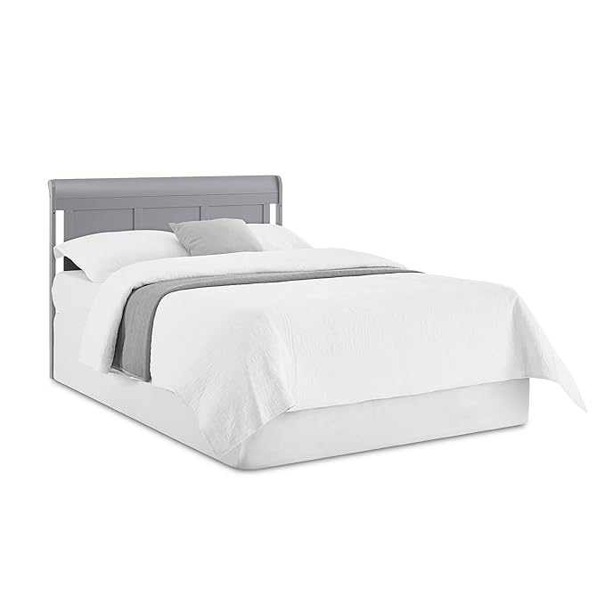 Simmons Kids Carter 6-in-1 Convertible Crib - Greenguard Gold Certified, Grey