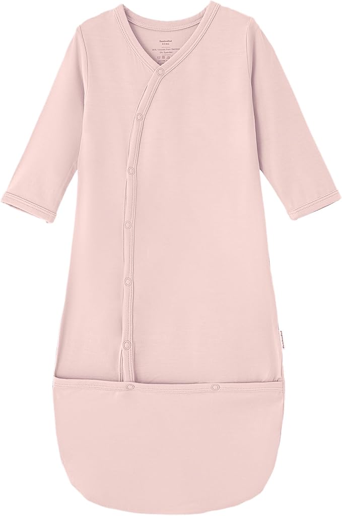 Baby Nightgowns Sleeper Gown Newborn Long Sleeve Pajama Gowns Unisex Viscose from Bamboo Infant Sleepwear