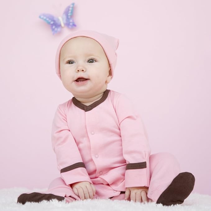 Babysoy Baby Snap Footie Sleeper