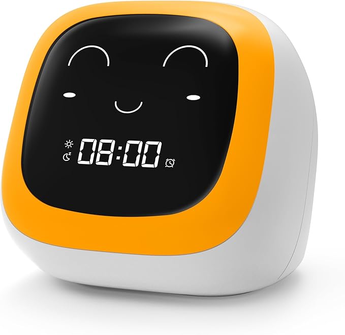 OK to Wake Alarm Clock for Kids, Toddler Sleep Training Clock with Sound Machine, Kids' Night Light, Digital Alarm Clock for Boys' and Girls' Bedrooms