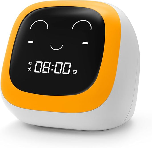 OK to Wake Alarm Clock for Kids, Toddler Sleep Training Clock with Sound Machine, Kids' Night Light, Digital Alarm Clock for Boys' and Girls' Bedrooms