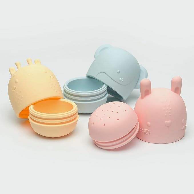 Loulou Lollipop Silicone Squirt and Play Mold-Free Bath Toys - Multi-Colored