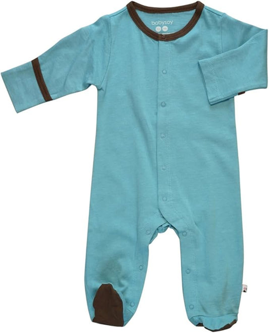 Babysoy Baby Snap Footie Sleeper