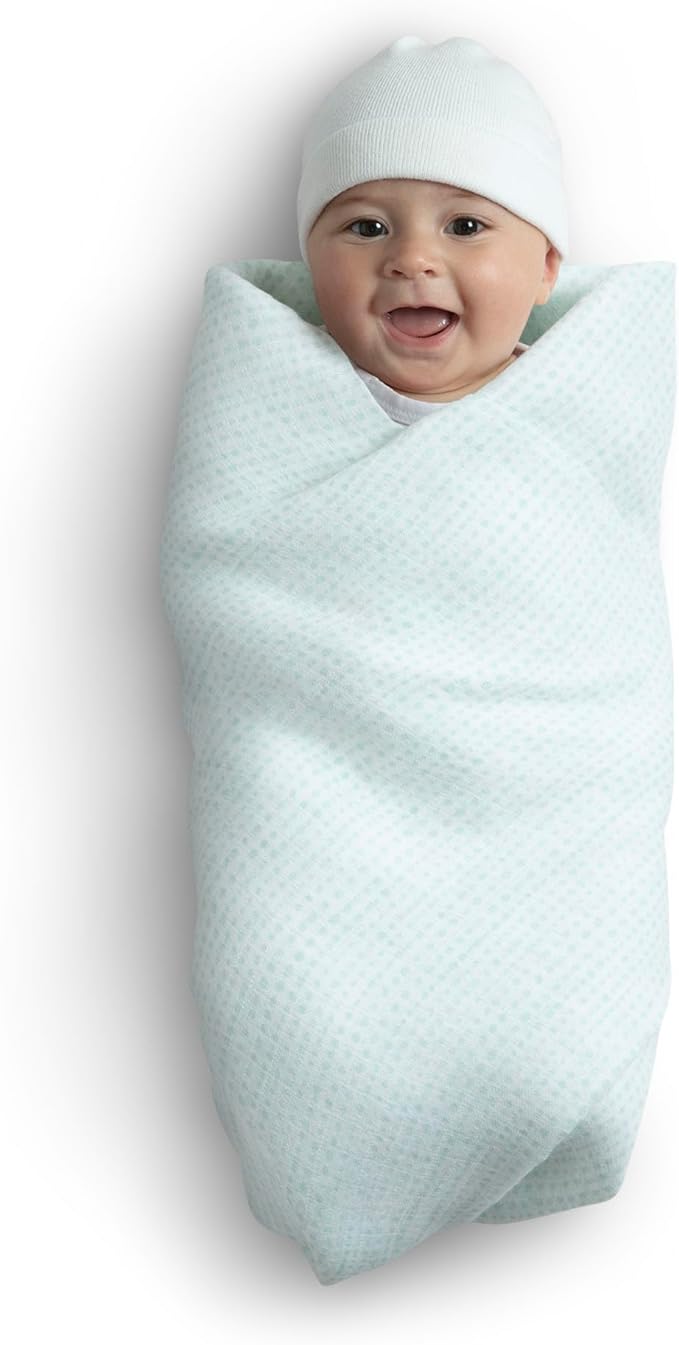 Delta Children 100% Cotton Muslin Baby Receiving Blankets for Girls and Boys – 47x47 Inches (Pack of 4), Neutral Boho